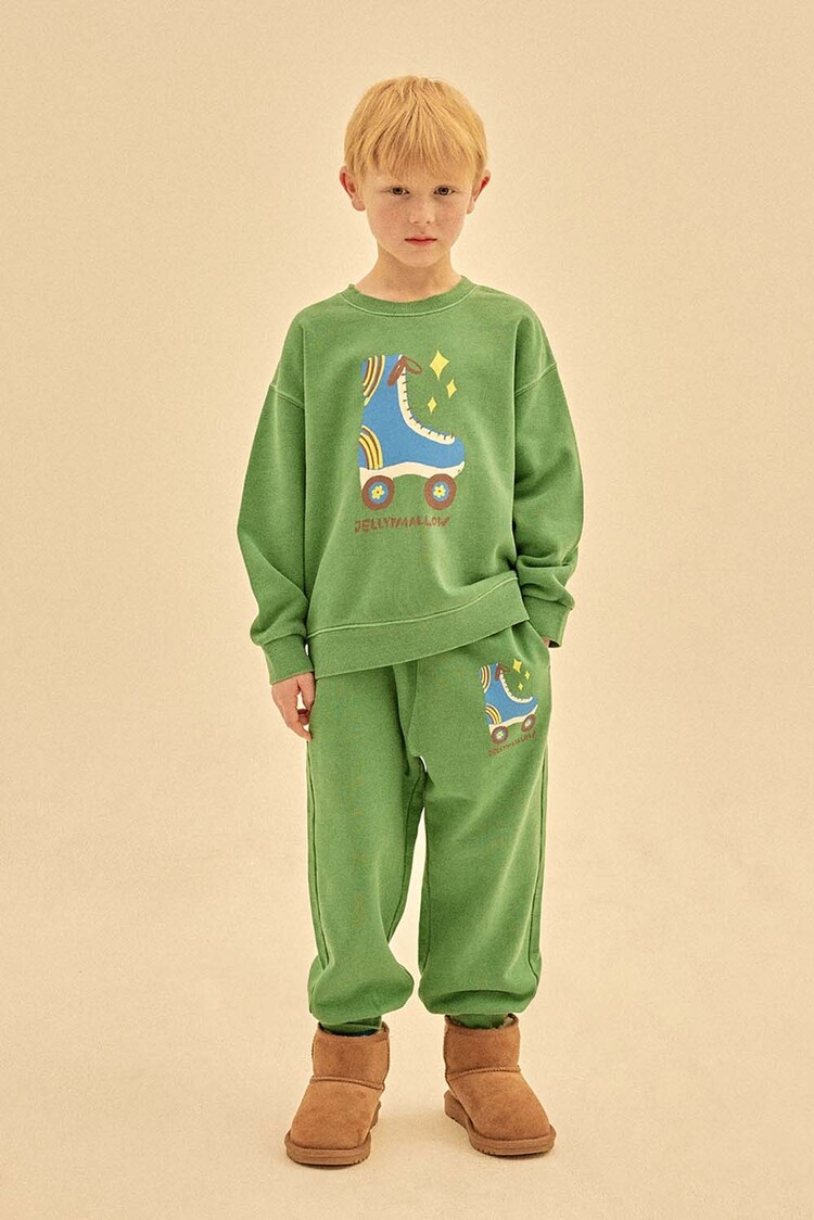 Jelly Mallow Roller Disco Sweatshirt - Green