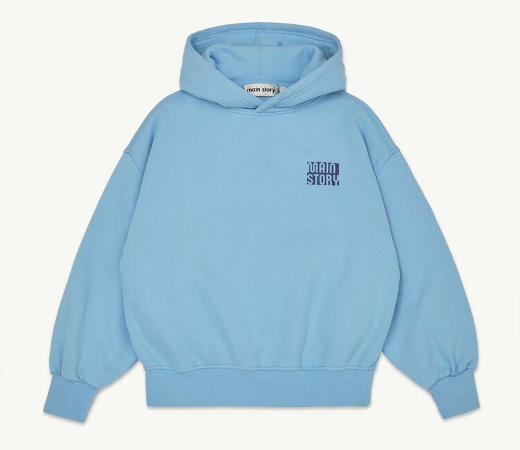 Main Story UK Hooded Sweater - Alaskan Blue Fleece