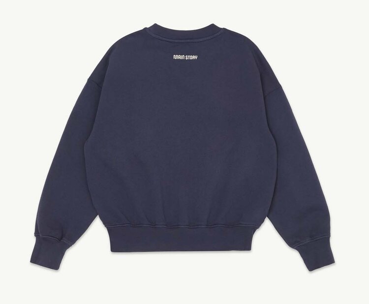 Main Story UK Bubble Sweatshirt - Graystone Blue Fleece