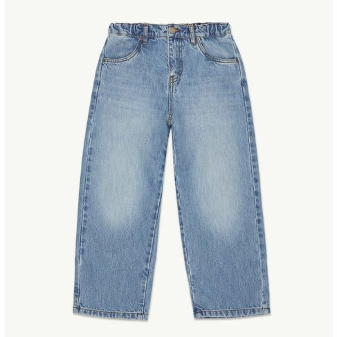 Main Story UK Loose Jeans - Semi Fadeout Blue Denim