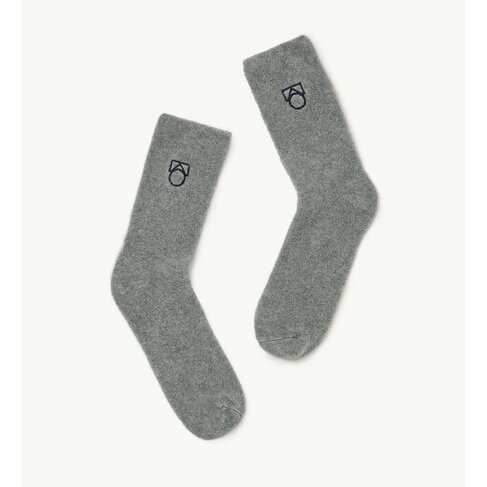 Main Story UK Terry Sock - Gray Melange Terry Knit