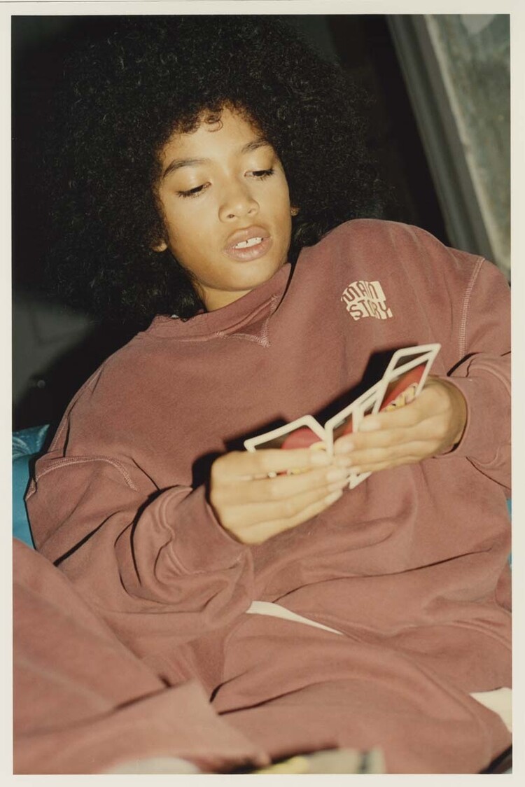 Main Story UK Crew Sweatshirt - Burgundy Fleece