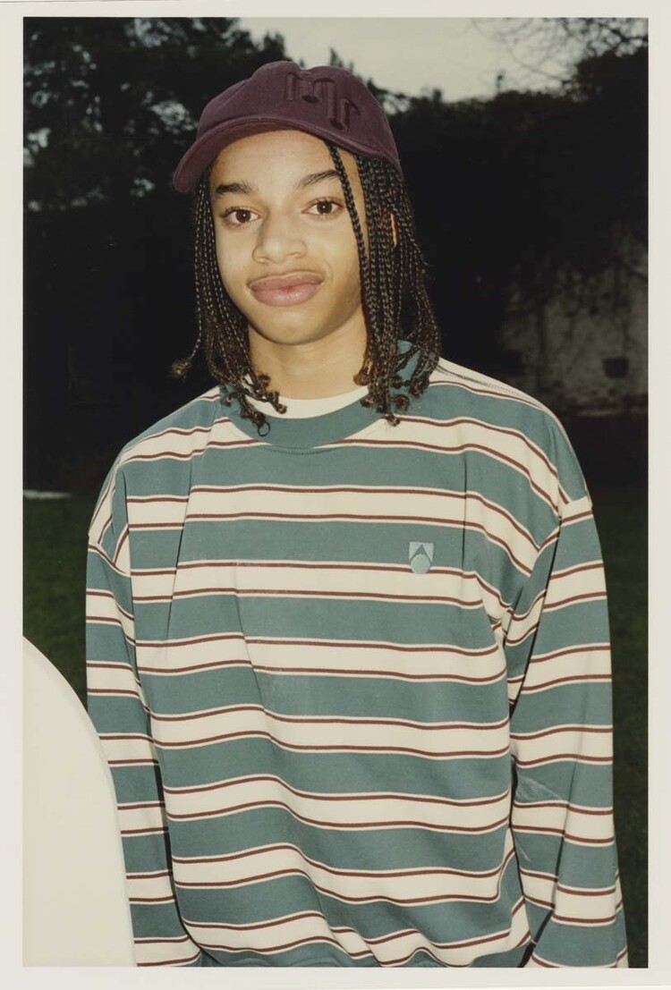 Main Story UK Bubble Sweatshirt - Balsam Green Stripe Fleece