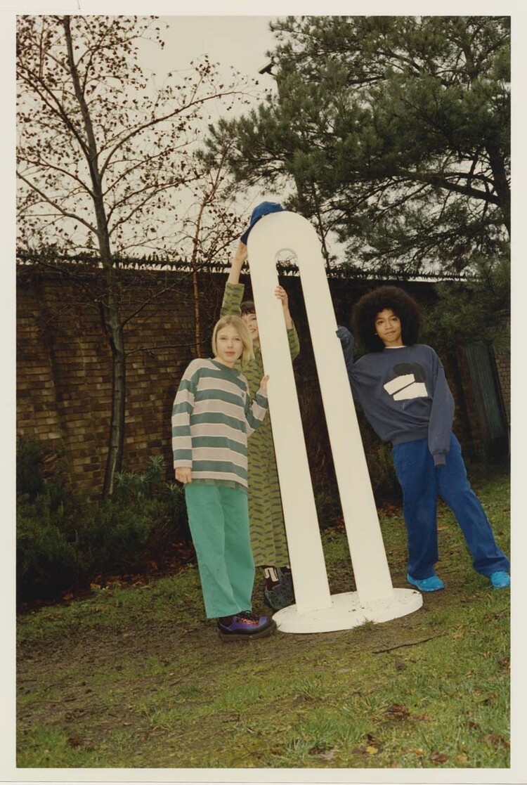 Main Story UK Bubble Sweatshirt - Graystone Blue Fleece