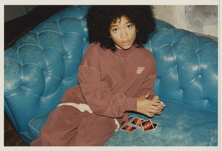 Main Story UK Crew Sweatshirt - Burgundy Fleece