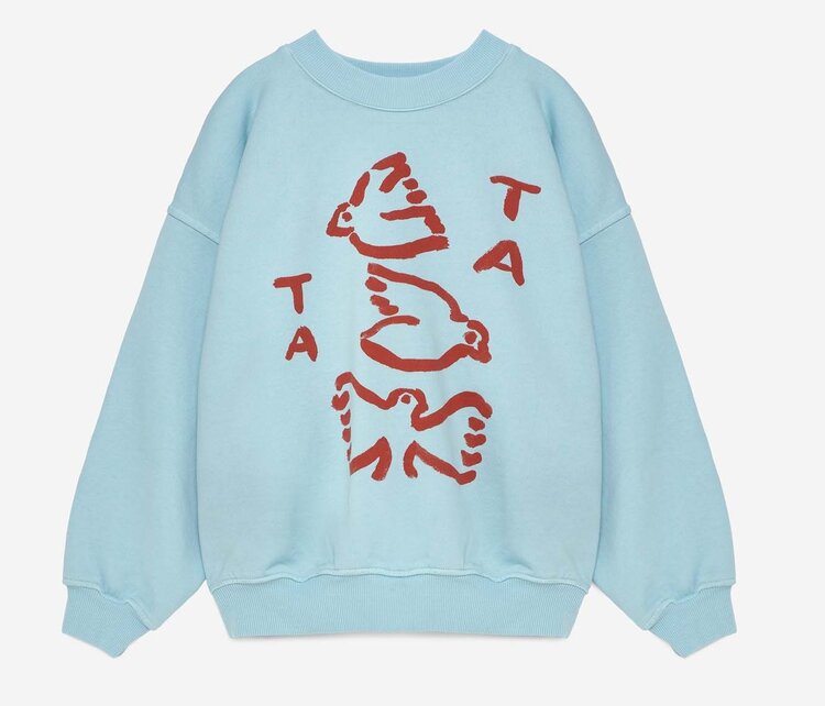 True Artist Sweatshirt no07 Blue Glow