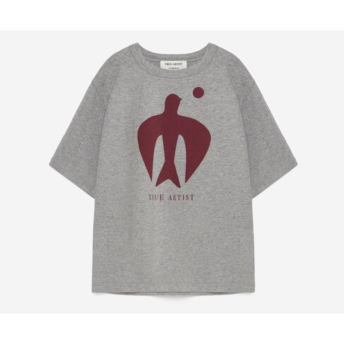 True Artist T-shirt no05 Melange Grey
