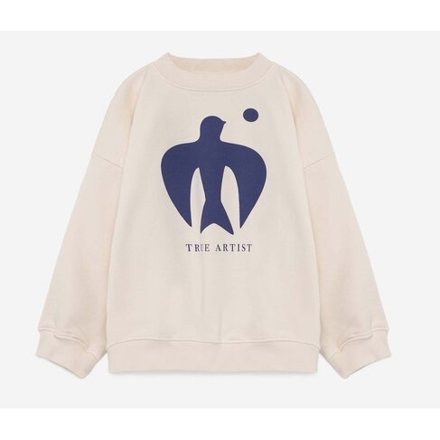 True Artist Sweatshirt no07 Ivory White