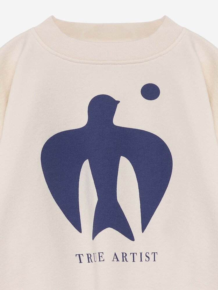 True Artist Sweatshirt no07 Ivory White