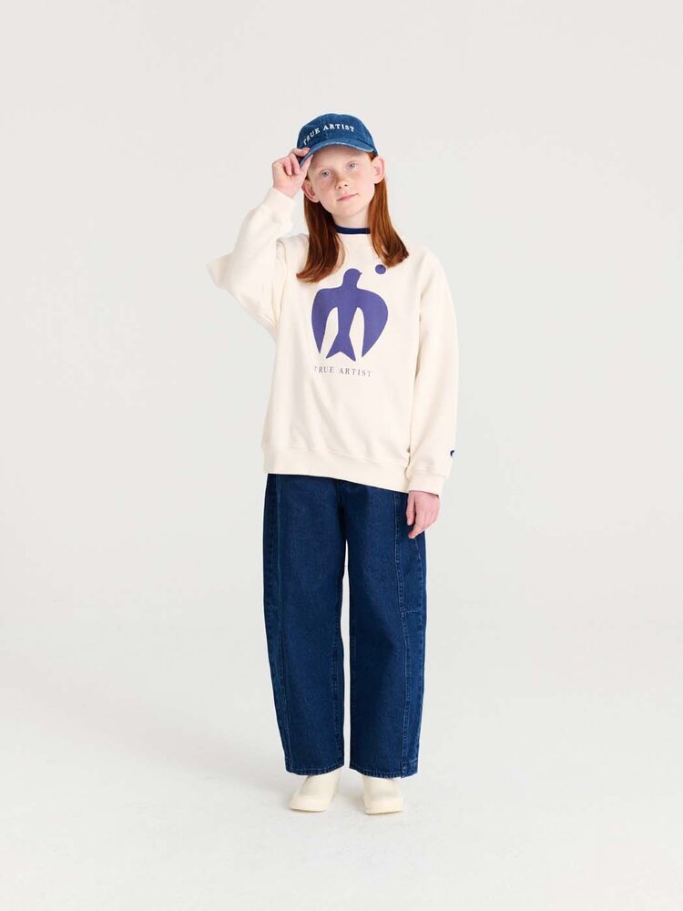 True Artist Sweatshirt no07 Ivory White