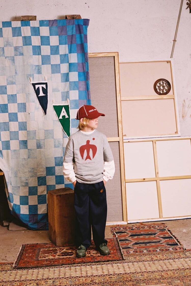 True Artist  T-shirt no05 Melange Grey