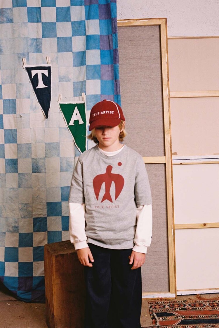 True Artist  T-shirt no05 Melange Grey