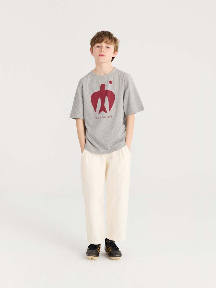 True Artist  T-shirt no05 Melange Grey