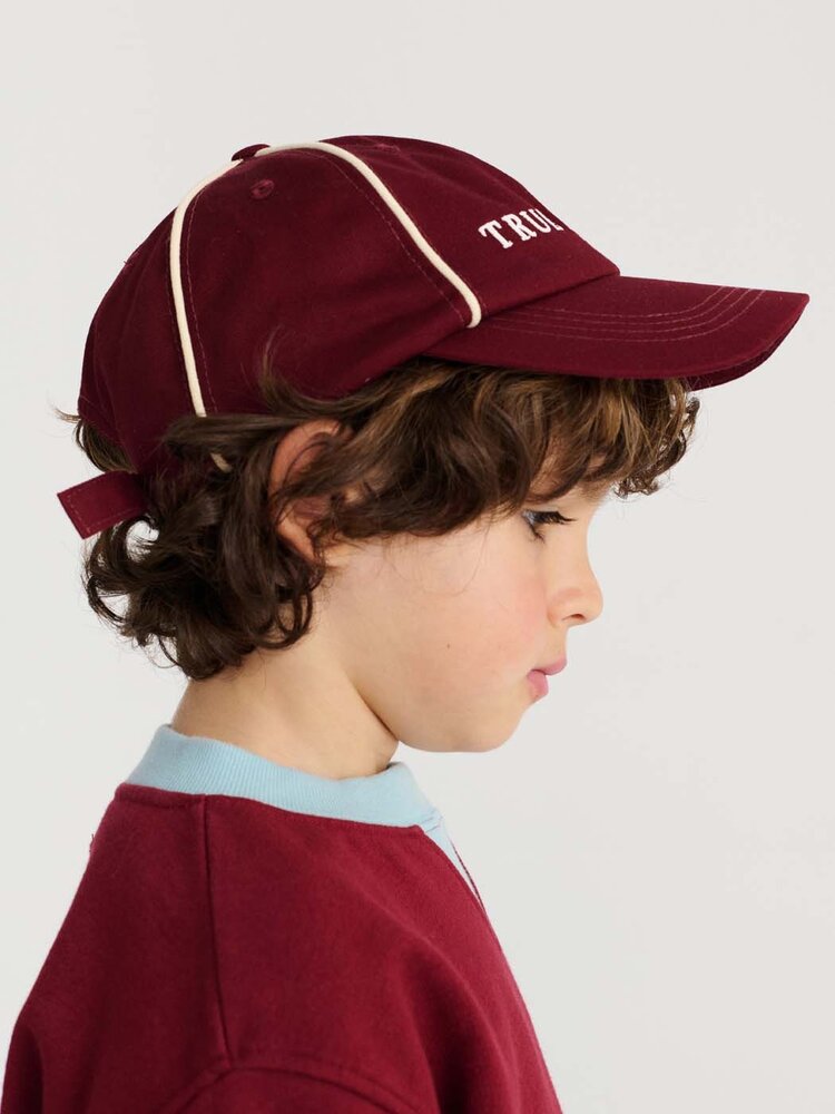 True Artist Cap no01 Burgundy Red