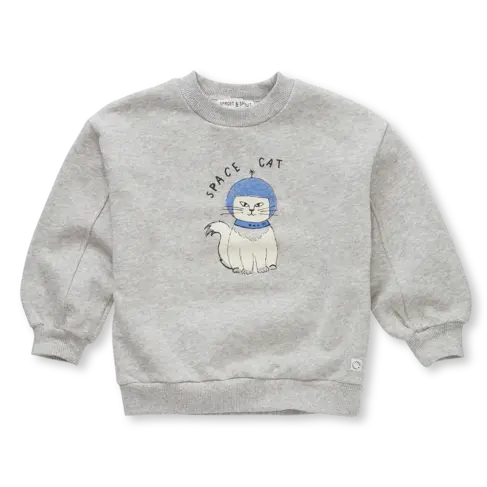 Sproet & Sprout Sweatshirt Space Cat