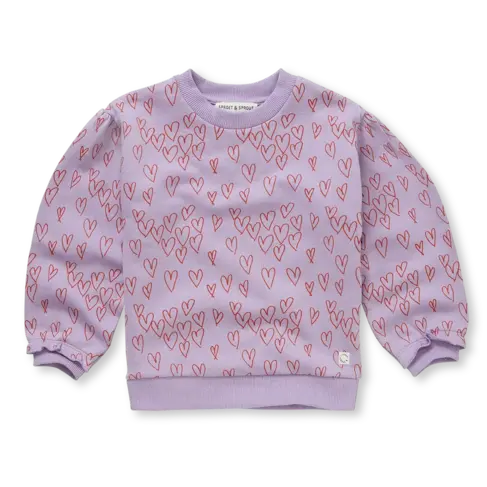 Sproet & Sprout Sweatshirt Hearts Print