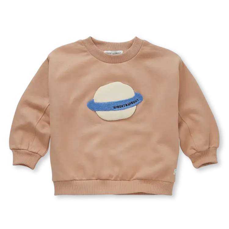 Sproet & Sprout Sweatshirt Saturn Praline