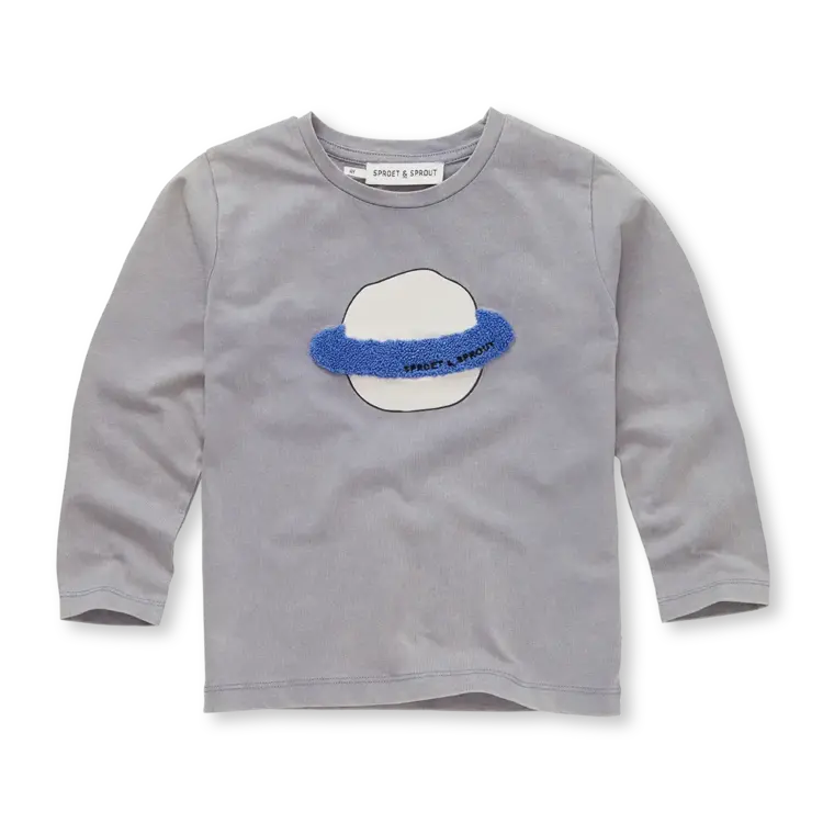 Sproet & Sprout T-shirt Saturn Stone Grey