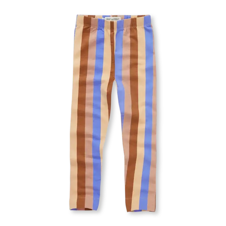 Sproet & Sprout Winter Legging Multi Clr Stripe - Sand