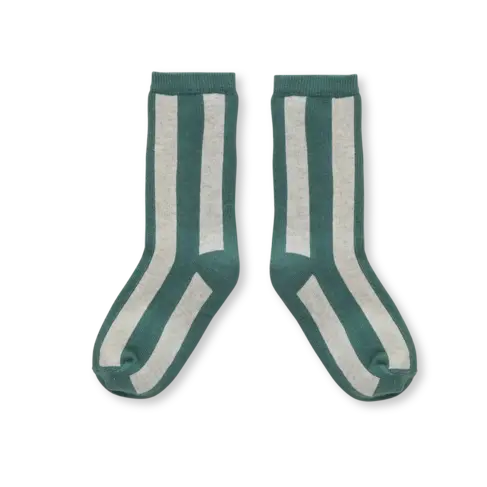Sproet & Sprout Socks Stripes Shady Green