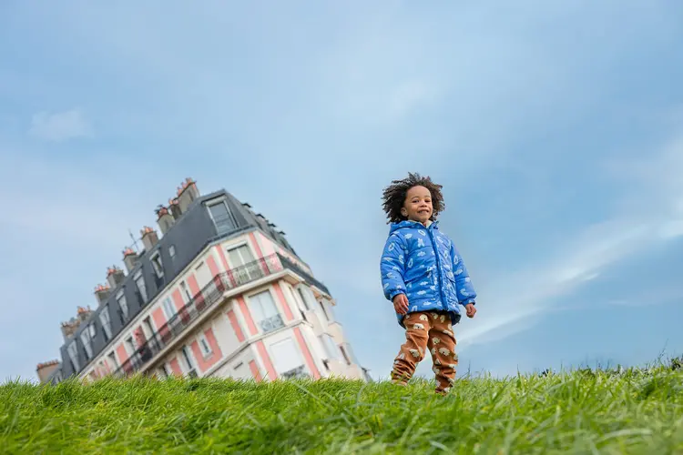 Sproet & Sprout Sweatpants Mustache Dog Print