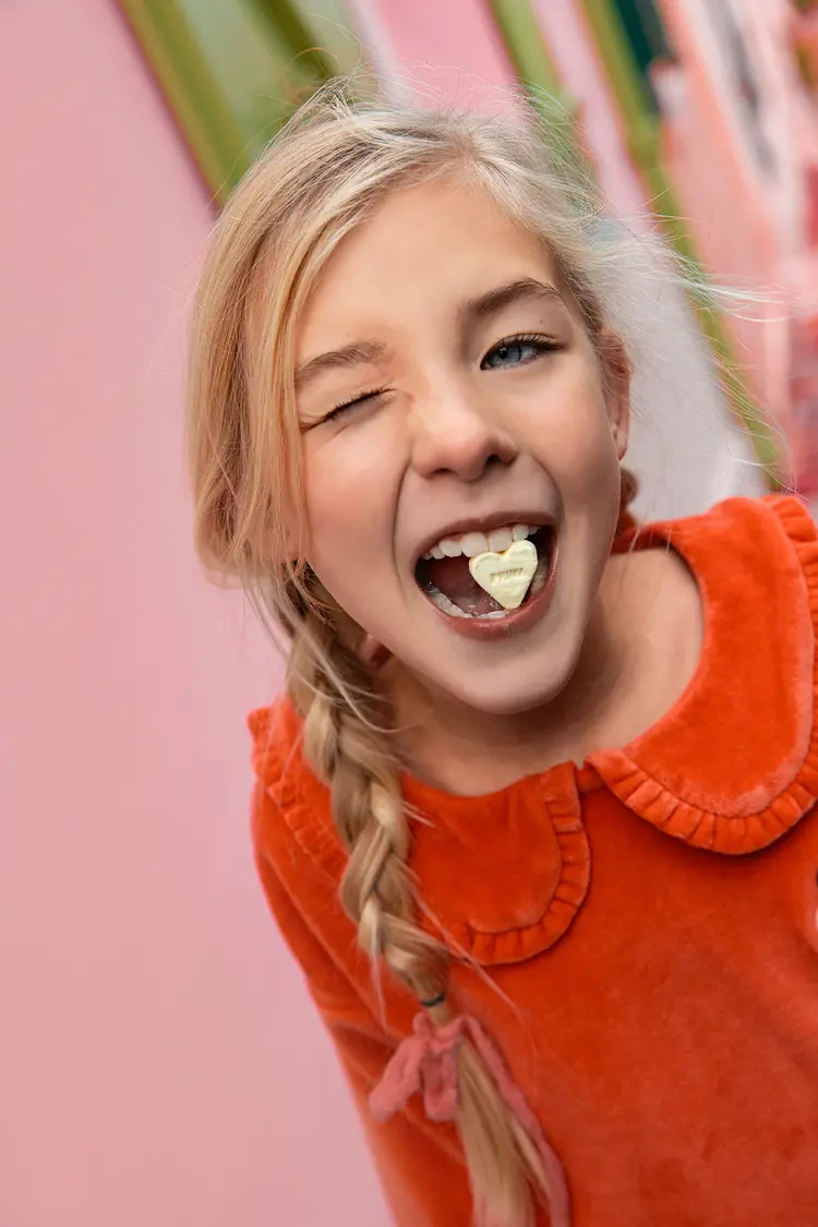 Sproet & Sprout Sweatshirt Velvet Ruffle Collar