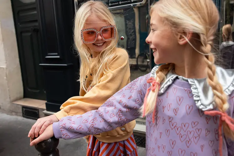 Sproet & Sprout Sweatshirt Hearts Print