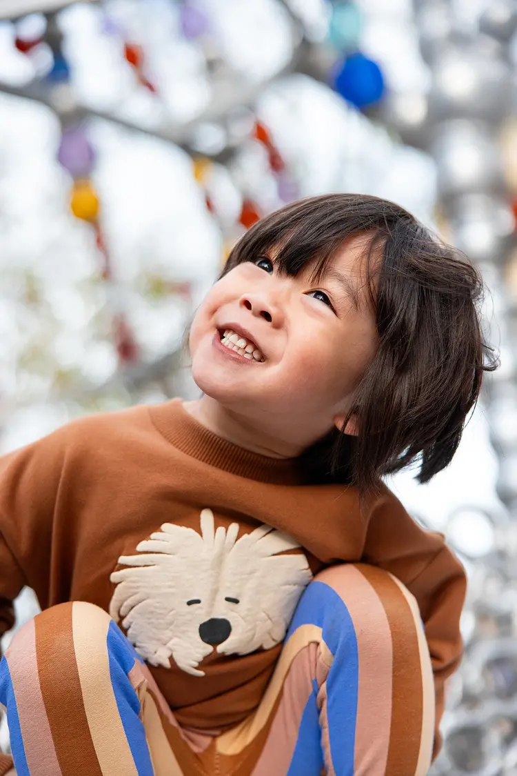 Sproet & Sprout Winter Legging Multi Clr Stripe - Sand