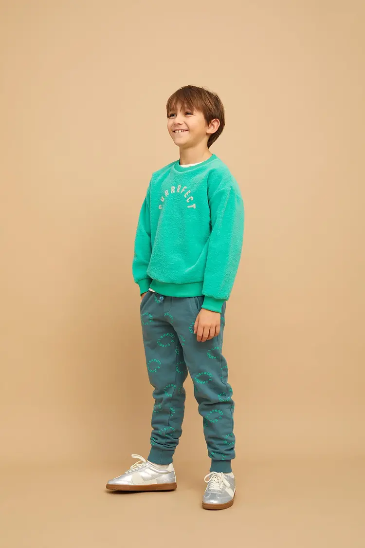 Sproet & Sprout Sweatpants Shady Green Sproet Print