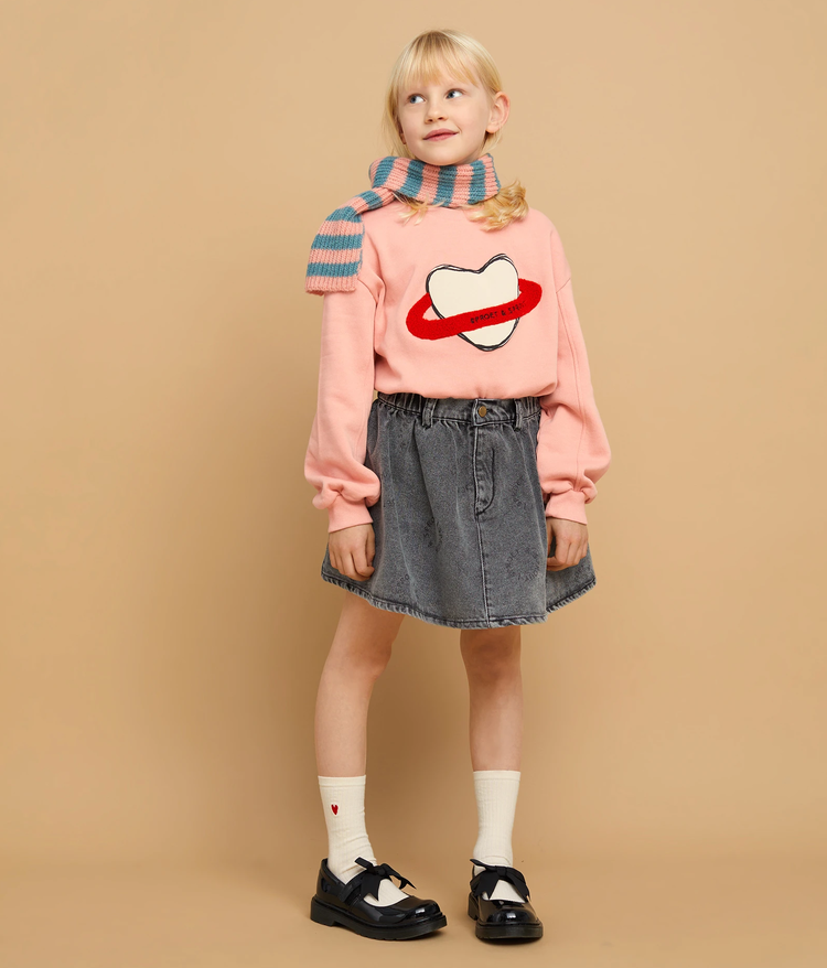 Sproet & Sprout Sweatshirt Heart Saturn