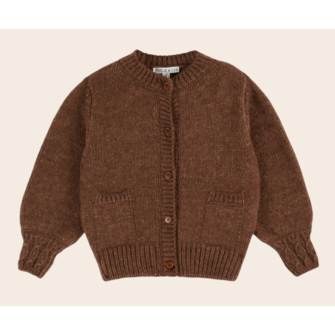 Emile et Ida Cardigan Doudou - Brown