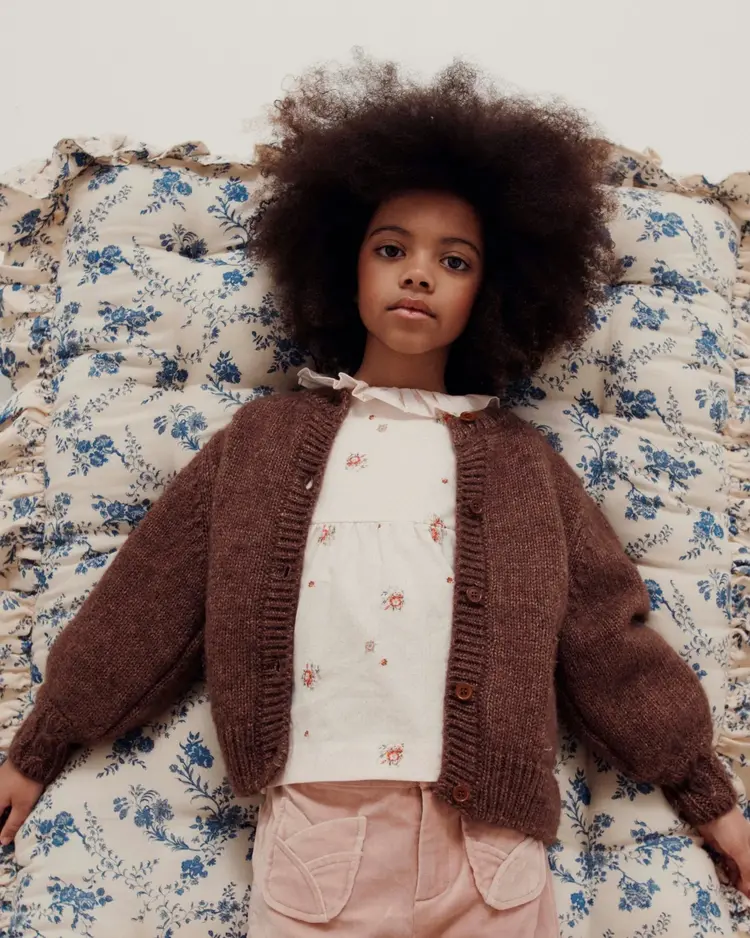 Emile et Ida Cardigan Doudou - Brown