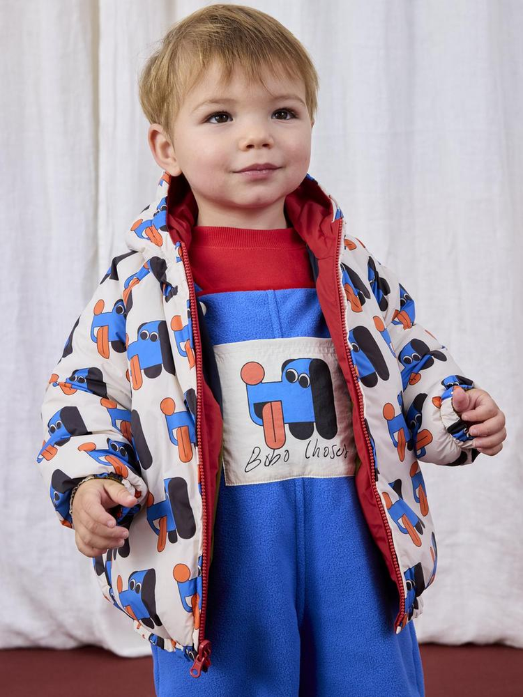 Bobo Choses Doggy Mate all over reversible jacket
