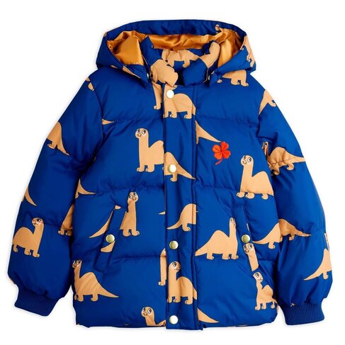 Mini Rodini Dinos aop hooded puffer