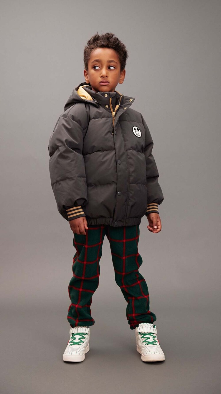 Mini Rodini Ritzratz patch puffer - Black