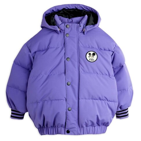Mini Rodini Ritzratz patch puffer - Purple
