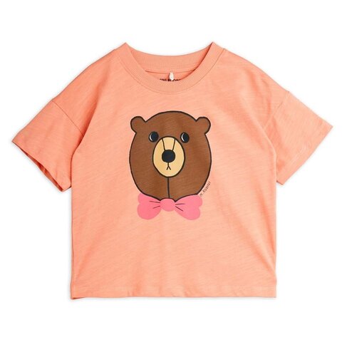 Mini Rodini Bear sp ss tee - Pink
