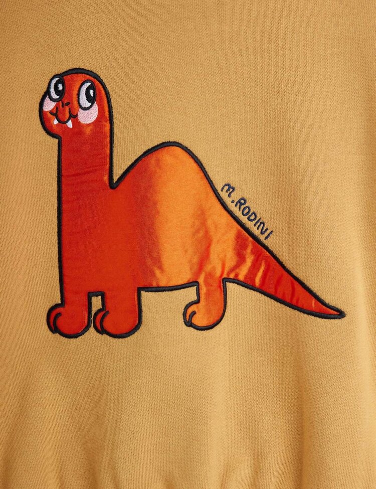 Mini Rodini Dino application red sweatshirt