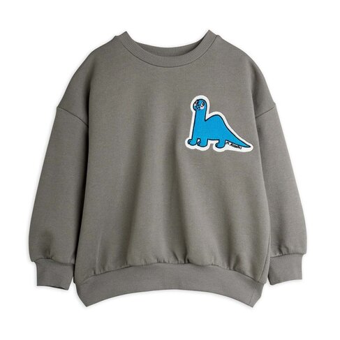 Mini Rodini Dino patch sweater - Grey