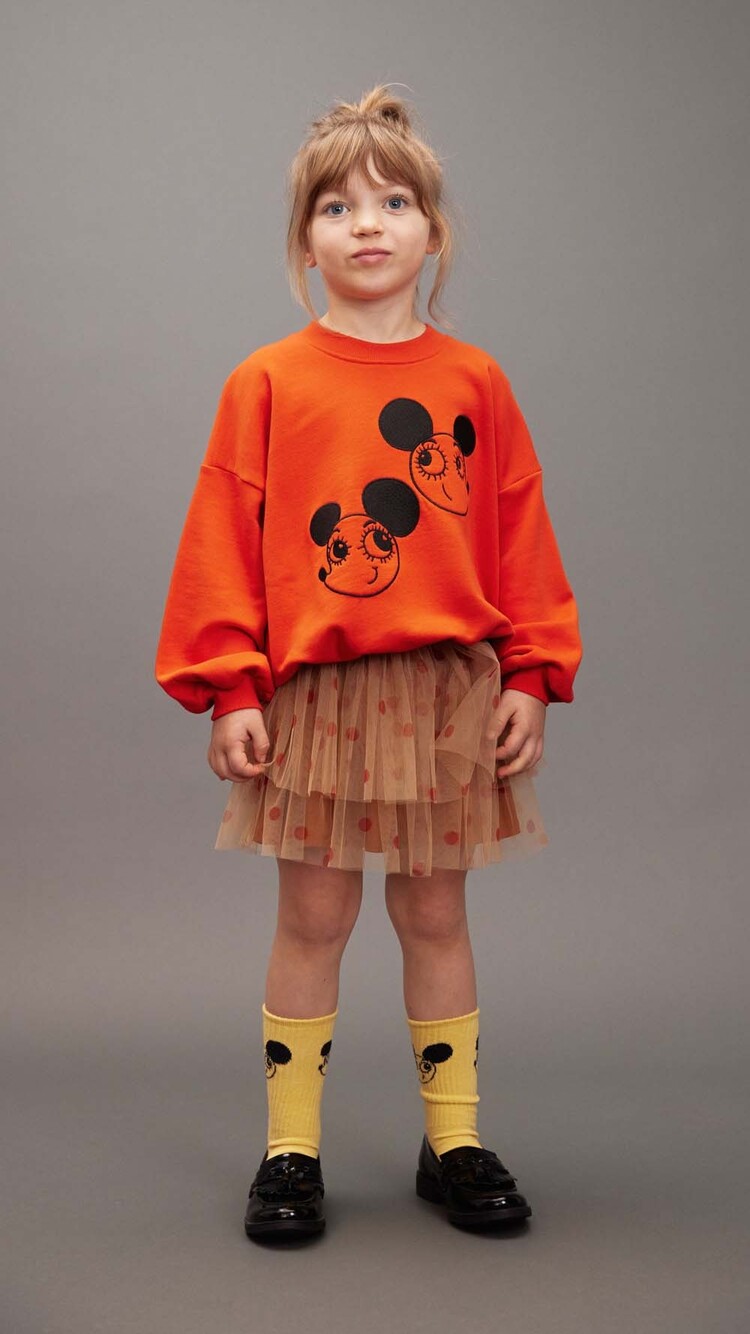 Mini Rodini Ritzratz emb sweatshirt - Red