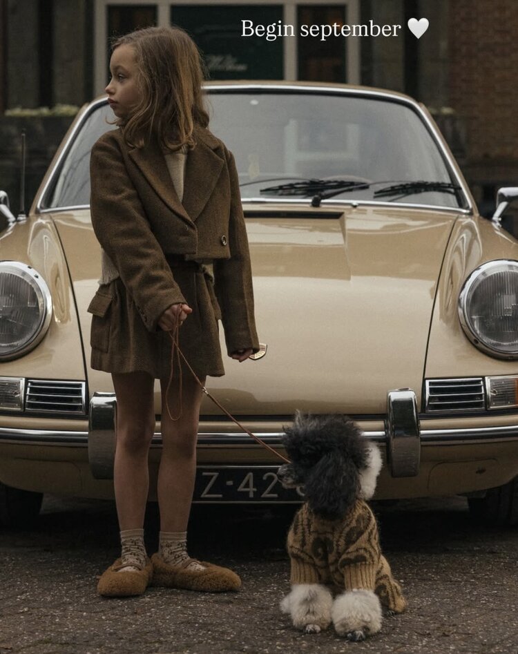 Charlie Petite Noa Skirt - Brown Melange