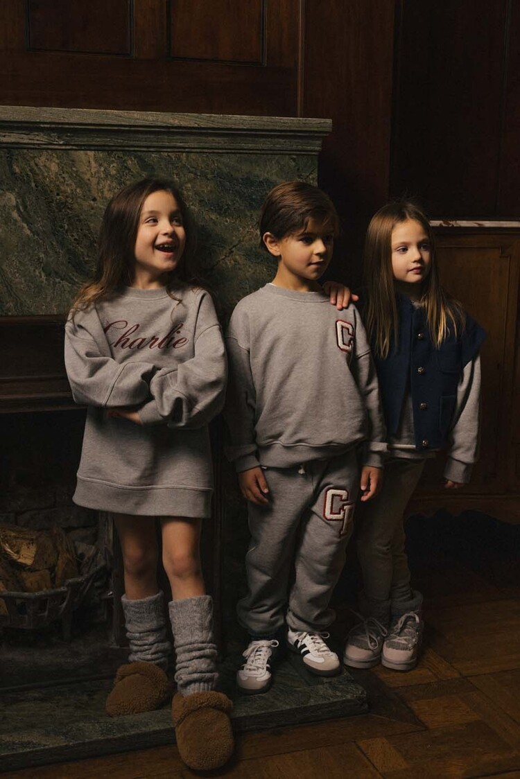 Charlie Petite Jackson Sweater - Grey Melange