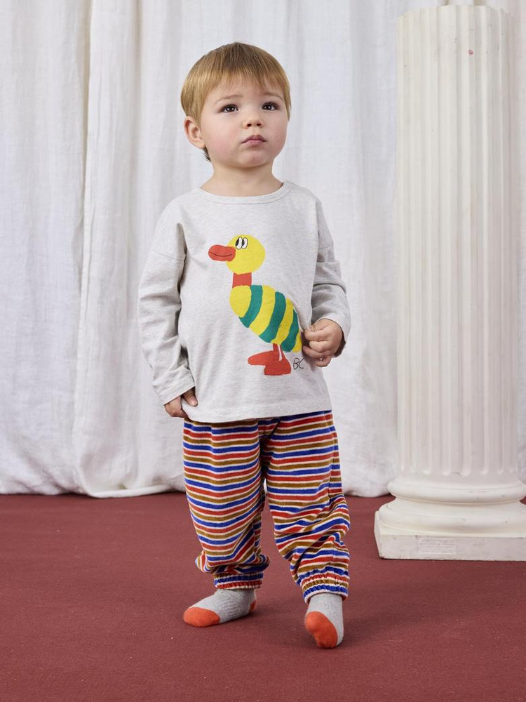 Bobo Choses Striped Duck T-shirt