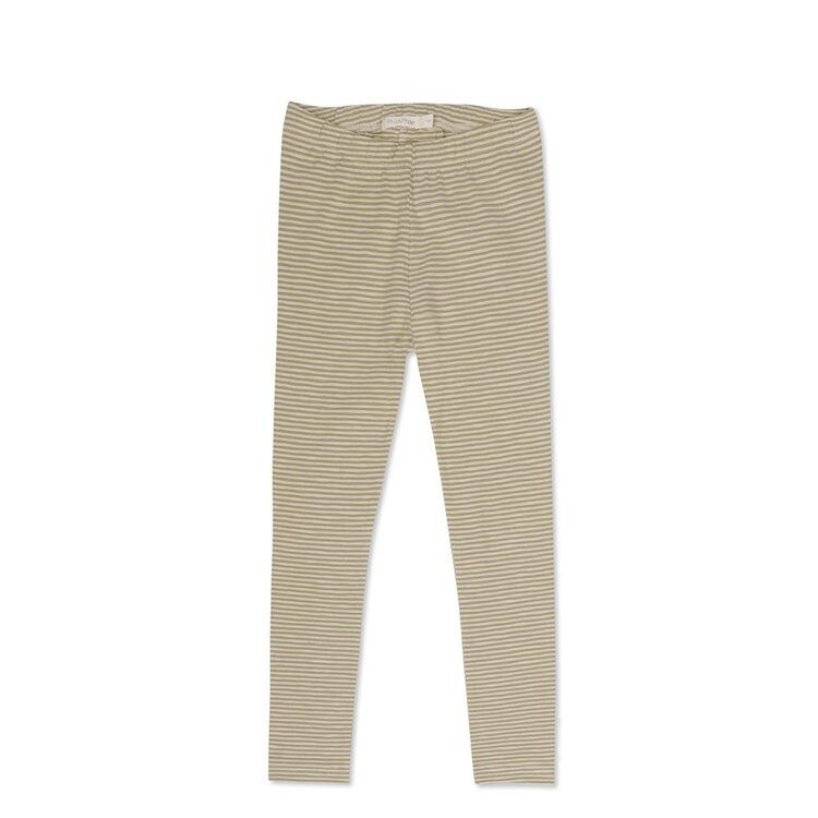 Phil & Phae Leggings stripes - soft moss stripes