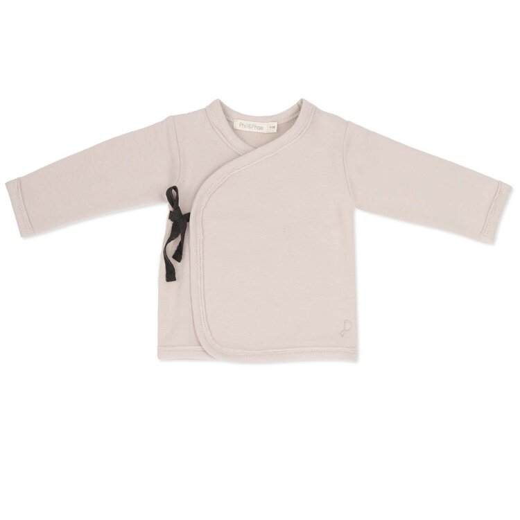 Phil & Phae Crossover baby cardigan - Nougat