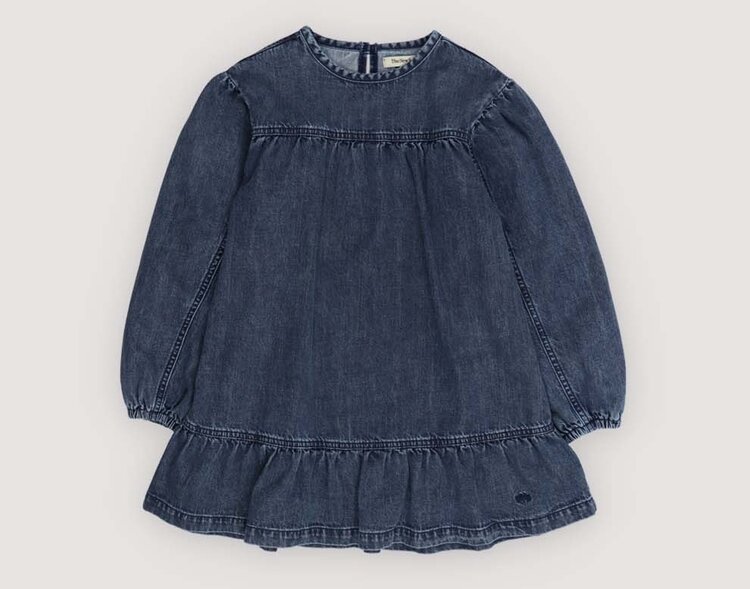 The New Society Mara Dress - Blue Denim
