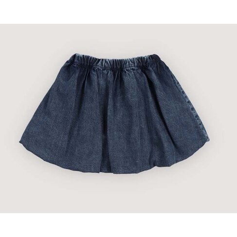 The New Society Mara Skirt - Blue Denim