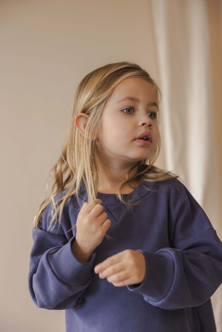 Phil & Phae Chunky sweater dress - dusk blue