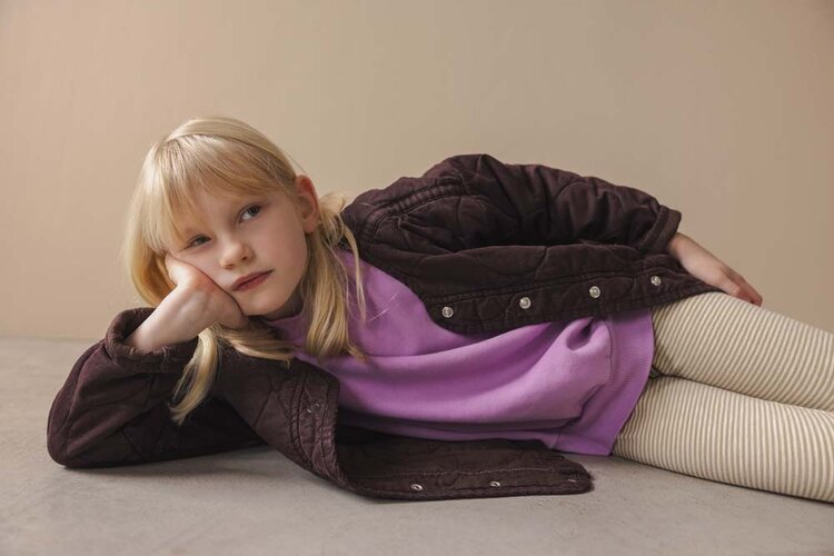 Phil & Phae Chunky sweater - bright lilac