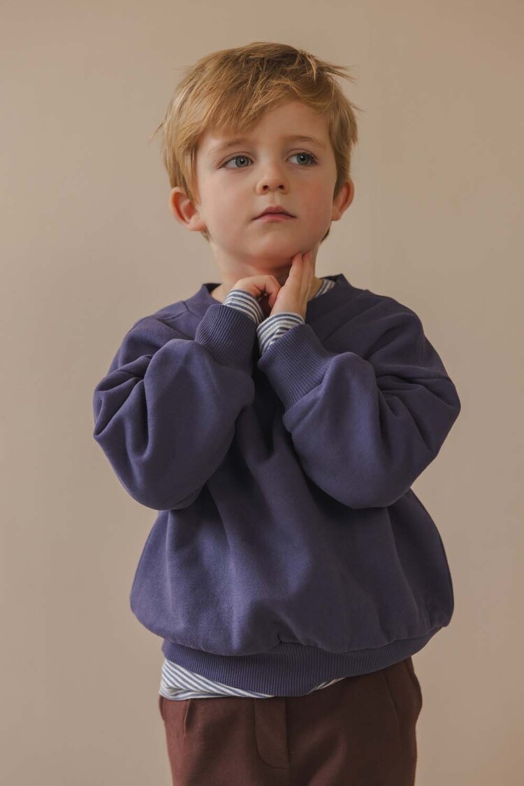 Phil & Phae Chunky sweater - dusk blue